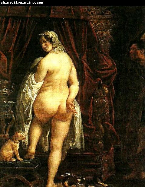 Jacob Jordaens kung kandaules av lydien visar sin gemal for gyges