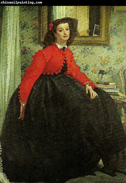 James Tissot portrait of a lady, c.