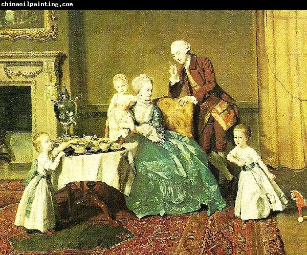 Johann Zoffany lord willoughby and his family, c.