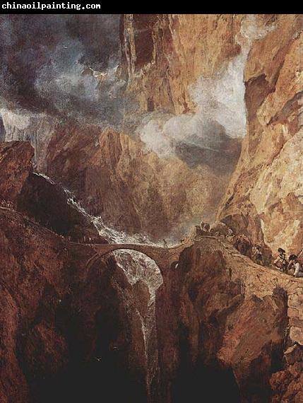 Joseph Mallord William Turner Die Teufelsbrocke St. Gotthard