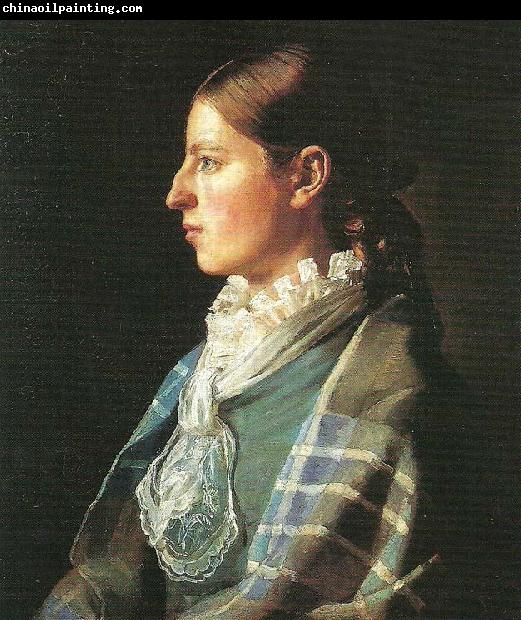 Michael Ancher portraet af anna brondum