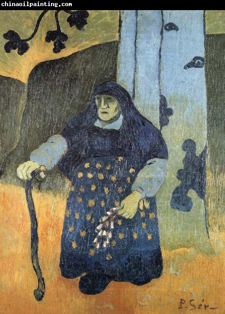 Paul Serusier old berton woman under a tee