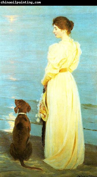 Peter Severin Kroyer sommeraften ved skagen,