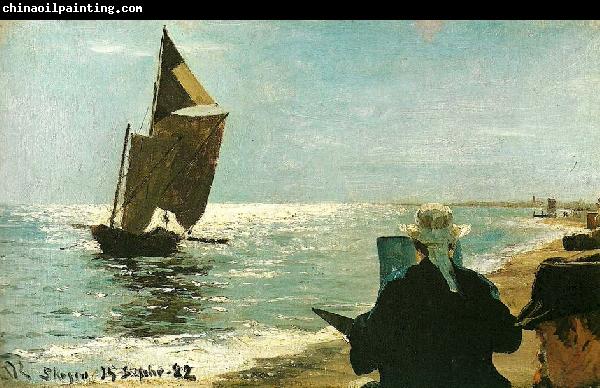 Peter Severin Kroyer kunstnere pa skagen sonderstrand