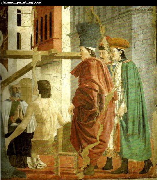 Piero della Francesca the legend of the true cross, detail