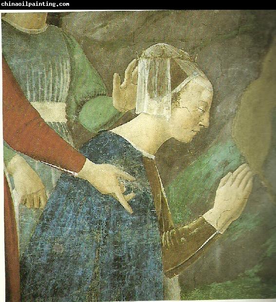 Piero della Francesca the legend of the true cross, detail