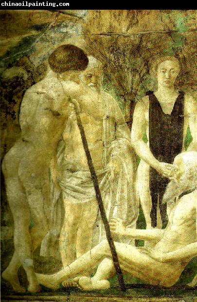 Piero della Francesca the legend of the true cross, detail