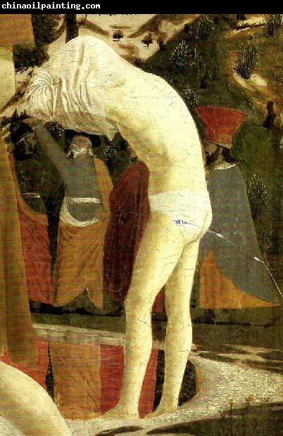 Piero della Francesca details from the baptism of chist