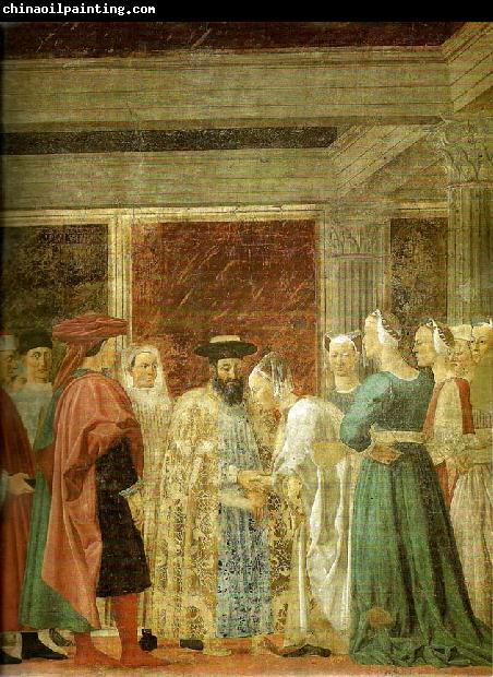 Piero della Francesca the legend of the true cross, detail