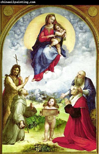 Raphael the madonna di foligno