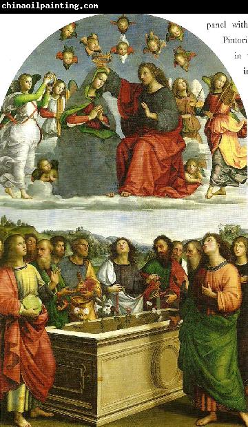 Raphael coronation of the virgin