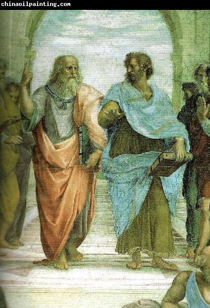 Raphael plato and aristotle detail of the school of athens