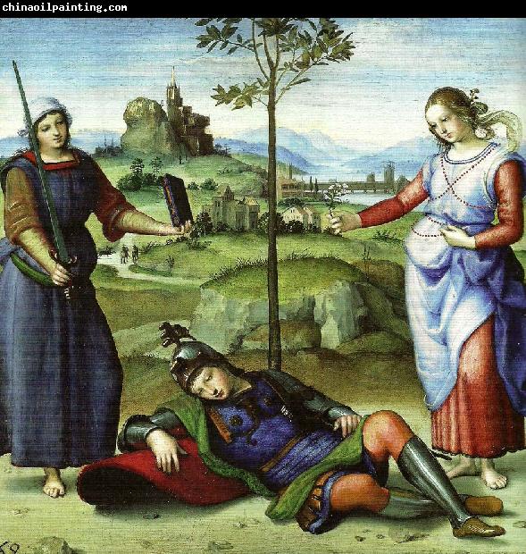 Raphael vision of a knight