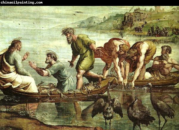 Raphael the miraculous draught of fishes