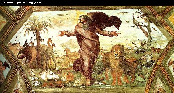 Raphael the creation of the animals