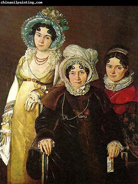 Sir David Wilkie mme morel de tangry and her daughters