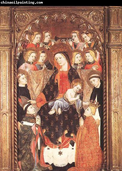 unknow artist Virgin and Child with Angels and Saints