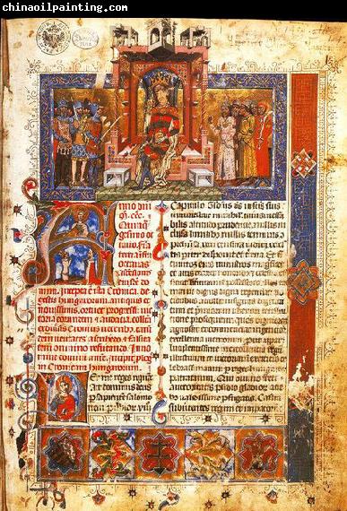 unknow artist Illuminated Chronicle