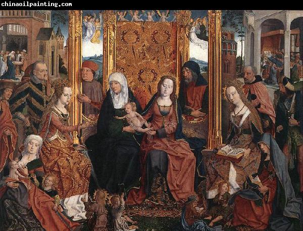 unknow artist The Holy Kinship Altarpiece