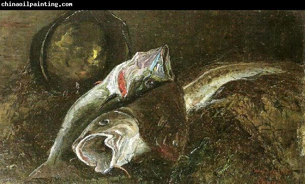 wilhelm von gegerfelt nature morte med fisk