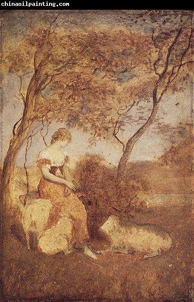 Albert Pinkham Ryder The Shepherdess