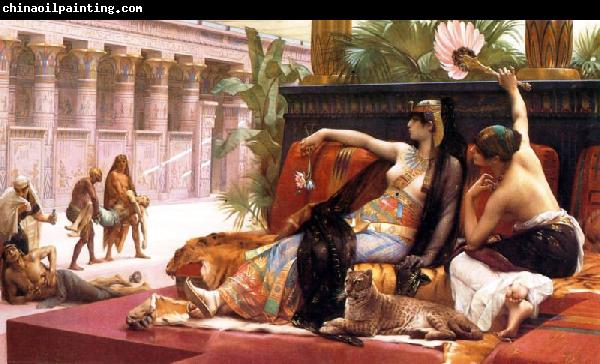 Alexandre Cabanel Cleopatre essayant des poisons sur des condamnes a mort