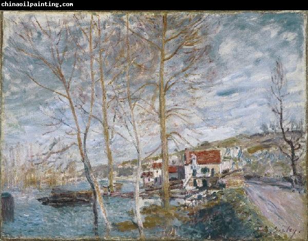 Alfred Sisley Inondation a Moret