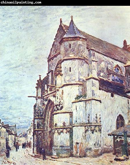 Alfred Sisley Church at Moret after the Rain