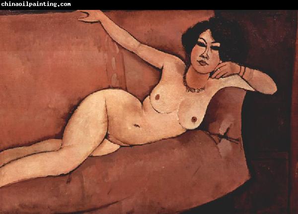 Amedeo Modigliani Akt auf Sofa