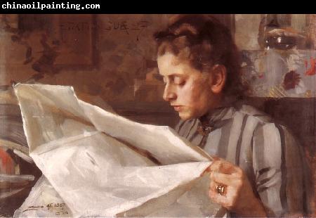 Anders Zorn Emma Zorn reading