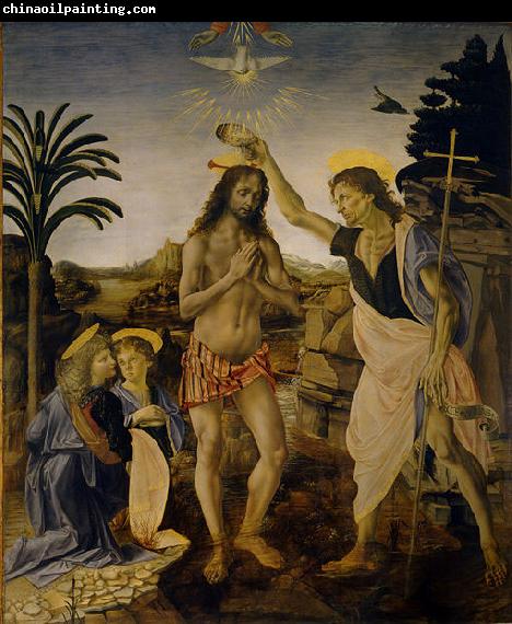 Andrea del Verrocchio Baptism of Christ