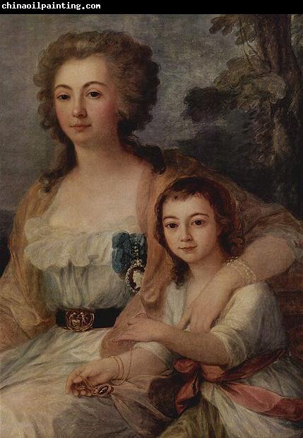 Angelica Kauffmann Countess Anna Protassowa with niece