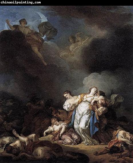 Anicet-Charles-Gabriel Lemonnier Niobe and her children killed by Apollo et Artemis