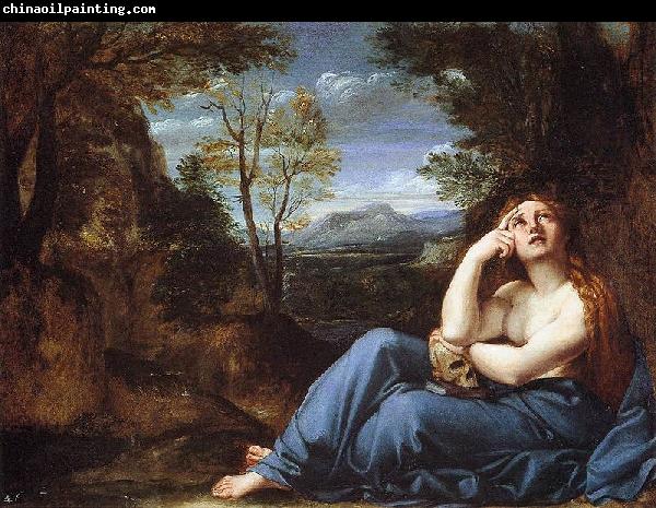 Annibale Carracci Penitent Magdalen in a Landscape