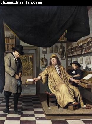 BERCKHEYDE, Job Adriaensz A Notary in His Office