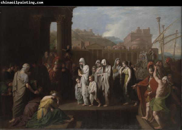 Benjamin West Agrippina Landing at Brundisium with the Ashes of Germanicus