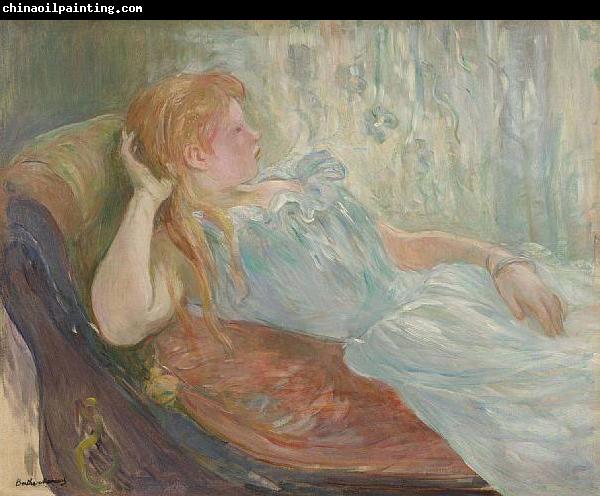 Berthe Morisot Liegendes Madchen