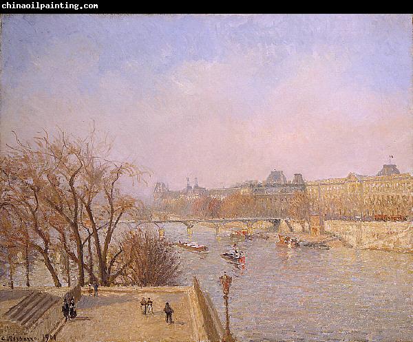 Camille Pissarro The Louvre: Morning