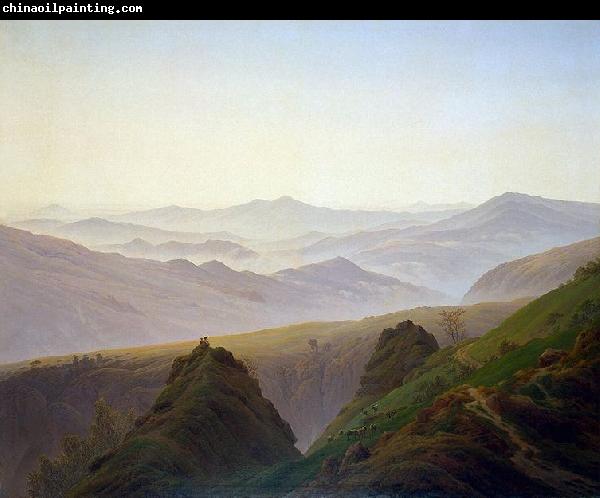 Caspar David Friedrich Morning in the Mountains