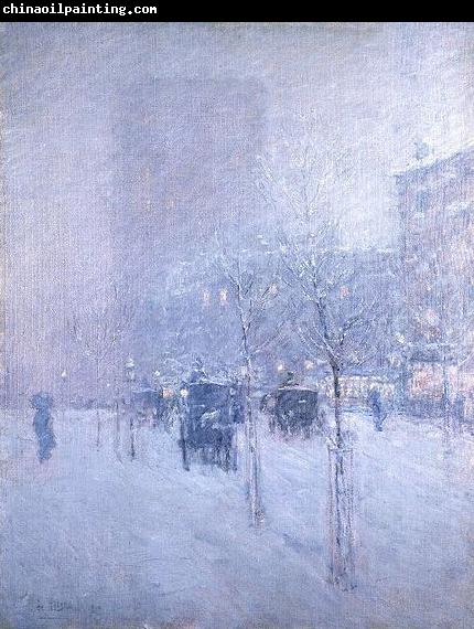 Childe Hassam Late Afternoon, New York, Winter