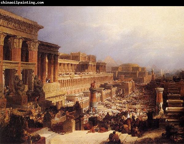 David Roberts The Israelites Leaving Egypt