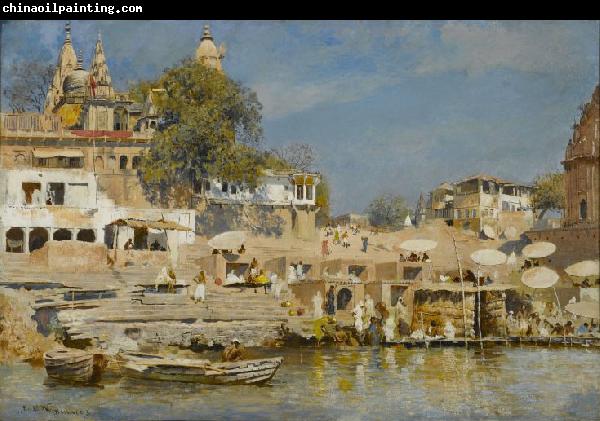 Edwin Lord Weeks Temples and Bathing Ghat at Benares