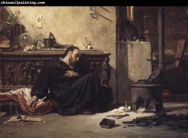 Elihu Vedder The Dead Alchemist