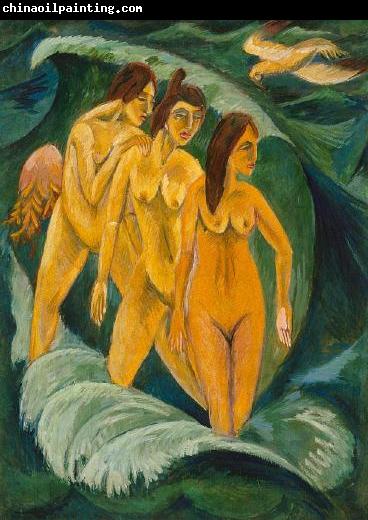 Ernst Ludwig Kirchner Three Bathers