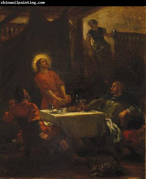 Eugene Delacroix The Disciples at Emmaus, or The Pilgrims at Emmaus