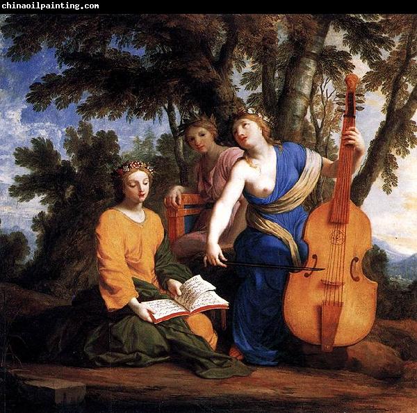 Eustache Le Sueur Melpomene Erato et Polymnie