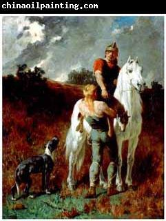 Evariste Vital Luminais Gaulois revenant de la chasse