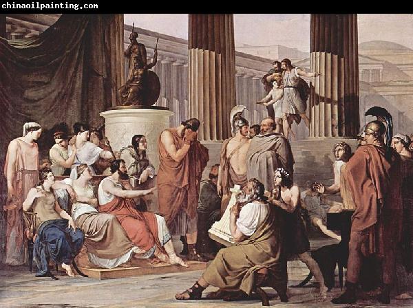 Francesco Hayez Ulysses at the court of Alcinous