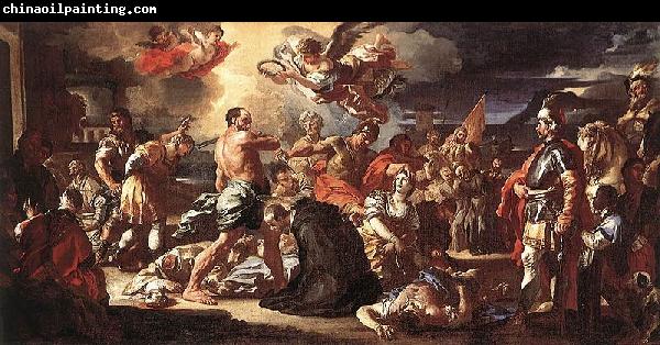 Francesco Solimena The Martyrdom of Sts Placidus and Flavia