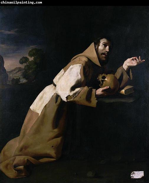 Francisco de Zurbaran Saint Francis in Meditation